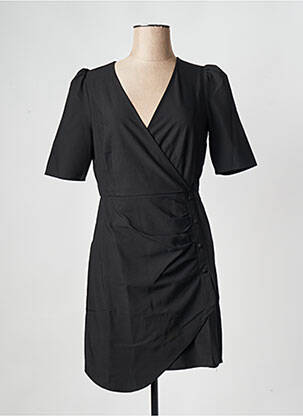 Robe courte col v noir VILA femme