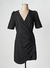 Robe courte col v noir VILA femme