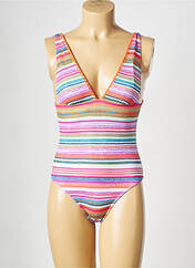 Maillot de bain 1 pièce rose BANANA MOON pour femme seconde vue