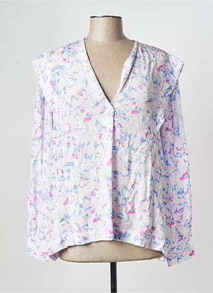 Top col v violet SUNCOO femme