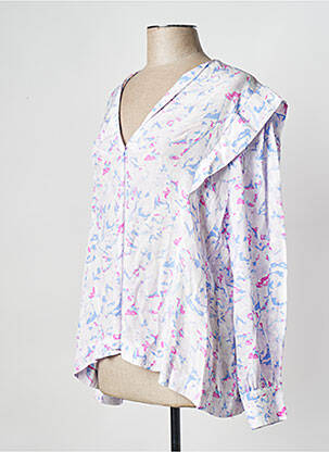 Top col v violet SUNCOO femme