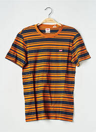 T-shirt col rond marron LEVIS homme