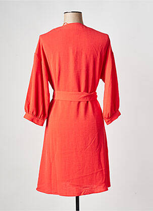 Robe courte col v rouge VERO MODA femme