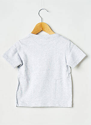T-shirt col rond gris PETIT BATEAU garcon