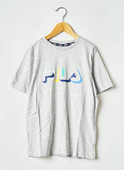 T-shirt gris FILA pour garçon seconde vue