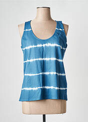 Débardeur bleu LA FEE MARABOUTEE pour femme seconde vue