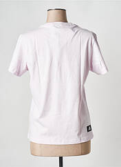 T-shirt rose ADIDAS pour femme seconde vue