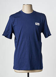 T-shirt col rond bleu FILA homme
