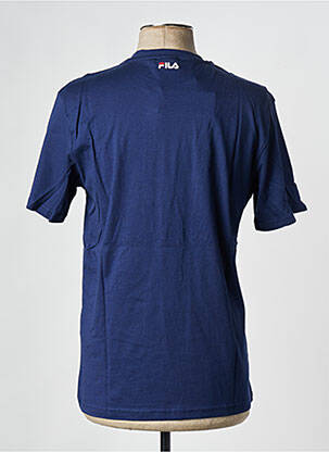 T-shirt col rond bleu FILA homme