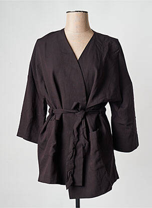 Veste casual noir ICHI pour femme