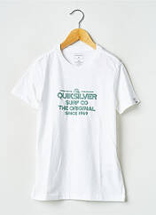 T-shirt blanc QUIKSILVER pour garçon seconde vue