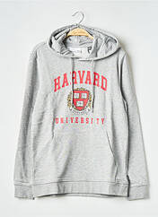 Sweat-shirt à capuche gris ONLY & SONS pour homme seconde vue