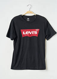 T-shirt col rond noir LEVIS homme