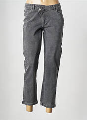 Jeans coupe droite gris VILA pour femme seconde vue