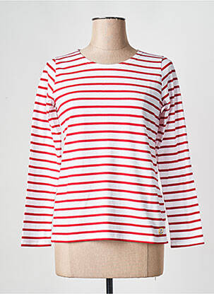 T-shirt rouge ARMOR LUX pour femme