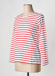 T-shirt rouge ARMOR LUX pour femme seconde vue