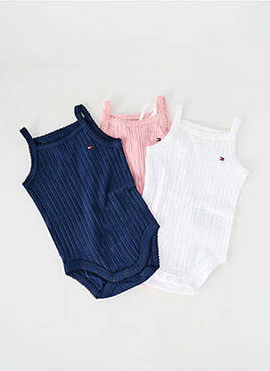 Body lingerie col rond rose TOMMY HILFIGER enfant