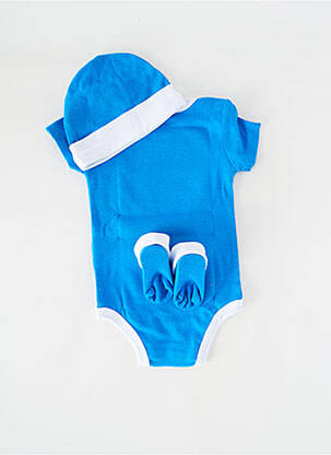 Body lingerie col rond bleu NIKE garcon