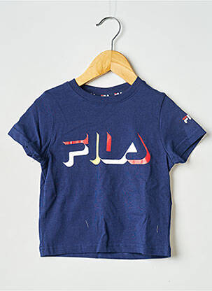 T-shirt col rond bleu FILA enfant
