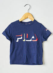 T-shirt bleu FILA pour enfant seconde vue