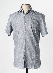 Chemise manches courtes bleu SELECTED pour homme seconde vue