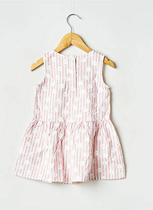 Robe courte col rond rose NAME IT fille