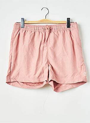 Short de bain rose SELECTED pour homme