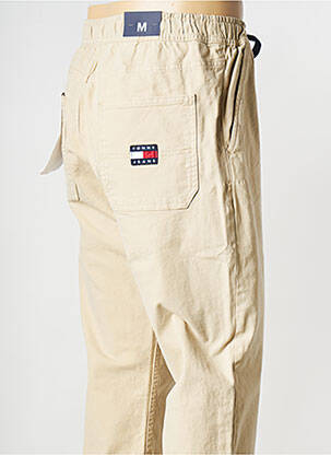 Pantalon droit beige TOMMY HILFIGER homme
