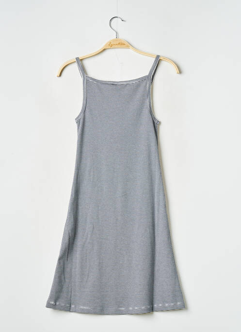 Robe mi-longue noir PETIT BATEAU femme