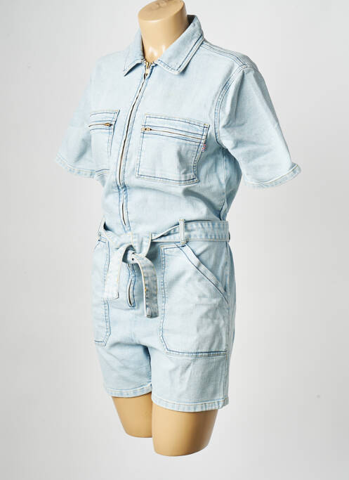 Combishort bleu LA PETITE FRANCAISE pour femme