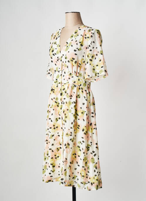 Robe mi-longue vert SEE U SOON pour femme