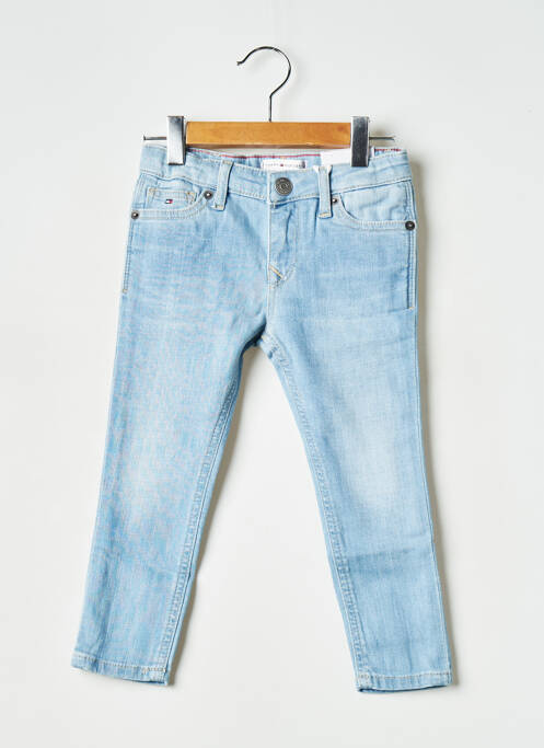 Jeans coupe slim bleu TOMMY HILFIGER pour fille
