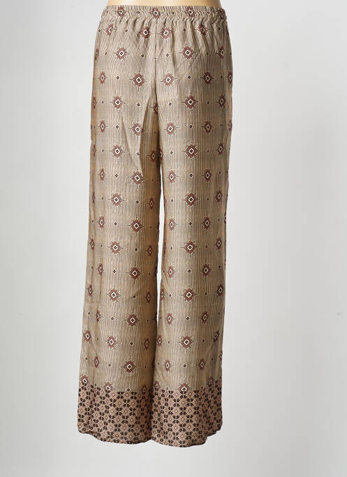 Pantalon droit beige LA FEE MARABOUTEE femme