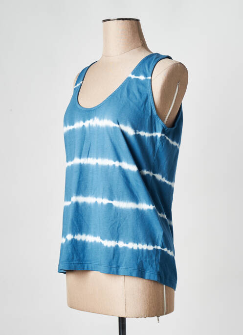 Débardeur bleu LA FEE MARABOUTEE pour femme