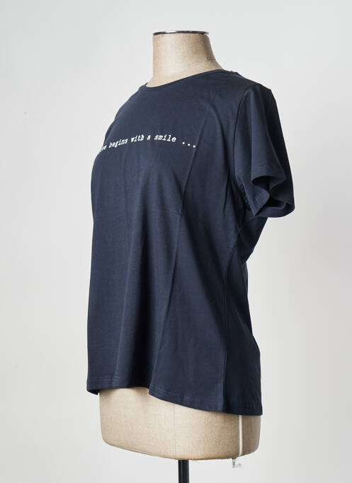 T-shirt bleu LA FEE MARABOUTEE pour femme