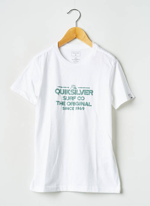 T-shirt blanc QUIKSILVER pour garçon