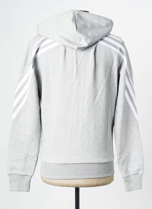 Veste casual gris ADIDAS pour homme