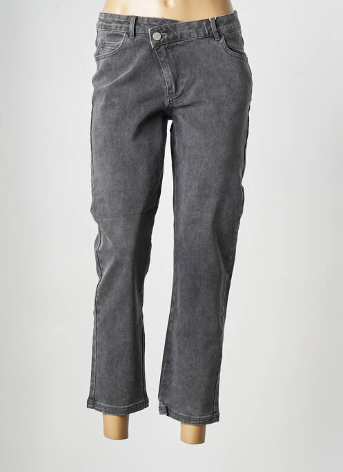 Jeans coupe droite gris VILA pour femme