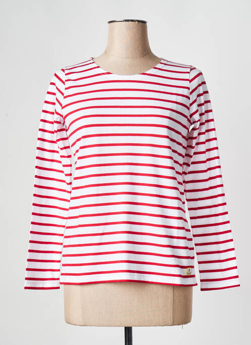 T-shirt rouge ARMOR LUX pour femme