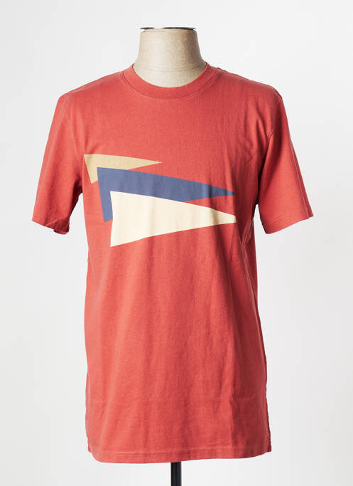 T-shirt rouge SELECTED pour homme
