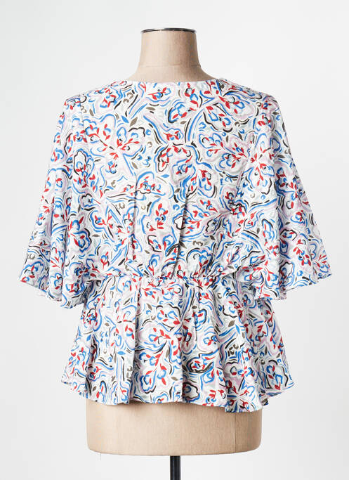 Top bleu THE KORNER pour femme