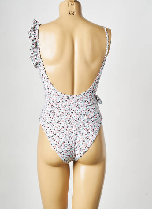 Maillot de bain 1 pièce blanc PIECES pour femme