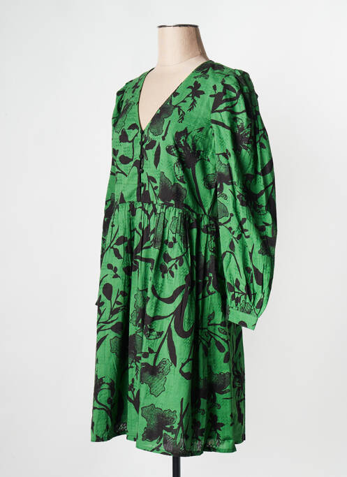 Robe courte vert OBJECT pour femme