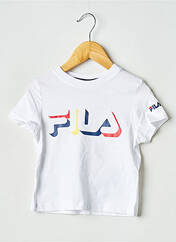 T-shirt blanc FILA pour enfant seconde vue