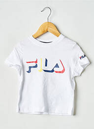 T-shirt col rond blanc FILA enfant
