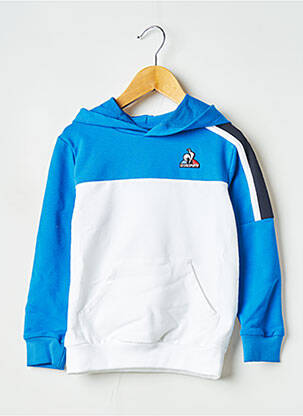 Sweat-shirt à capuche col rond bleu LE COQ SPORTIF garçon