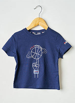 T-shirt col rond bleu FILA enfant