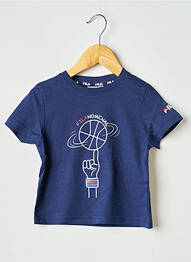 T-shirt col rond bleu FILA enfant