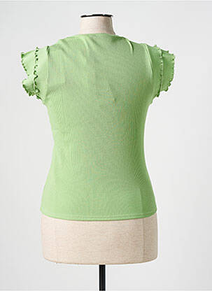 Top col rond vert NA-KD femme