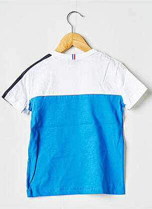 T-shirt col rond bleu LE COQ SPORTIF garcon